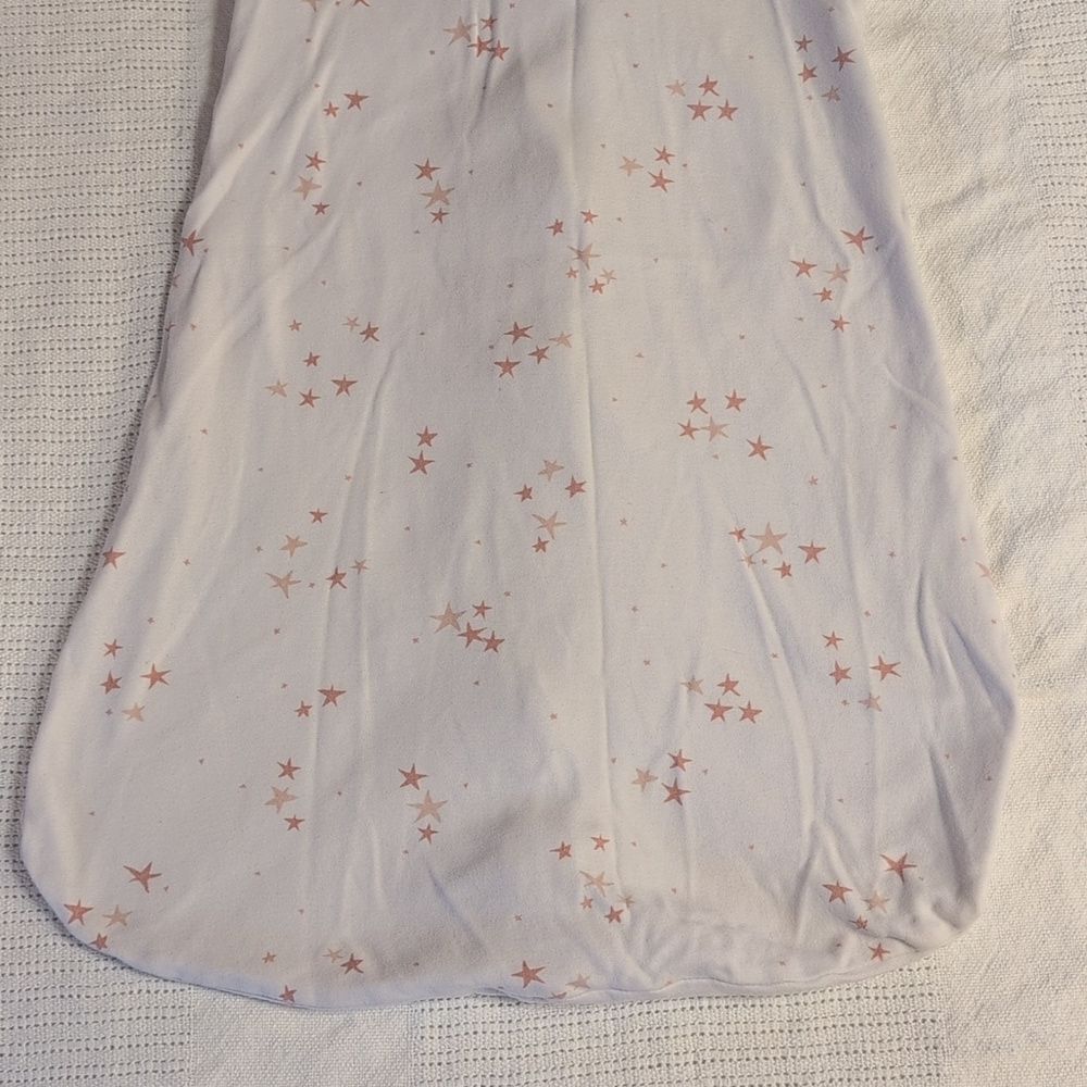 Ely's&Co 6-12 Month Pink and White Cotton Zippered Sleep Sacks, set of 2 - Picture 16 of 16